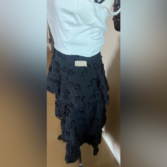 Farm Rio 3D Flower Tiered Midi Skirt - Picture 10 of 12